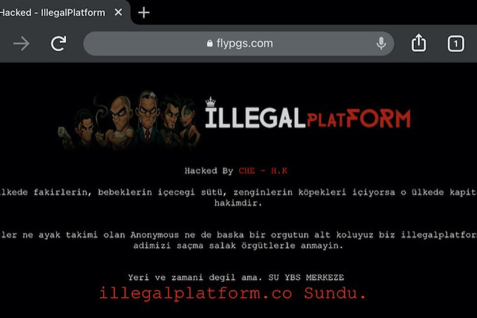 Pegasus'un internet sitesi flypgs hacklendi! Şirket siber saldırı olduğunu açıkladı ...