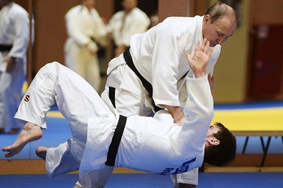 Putin, Suriye stresini judo yaparak attı