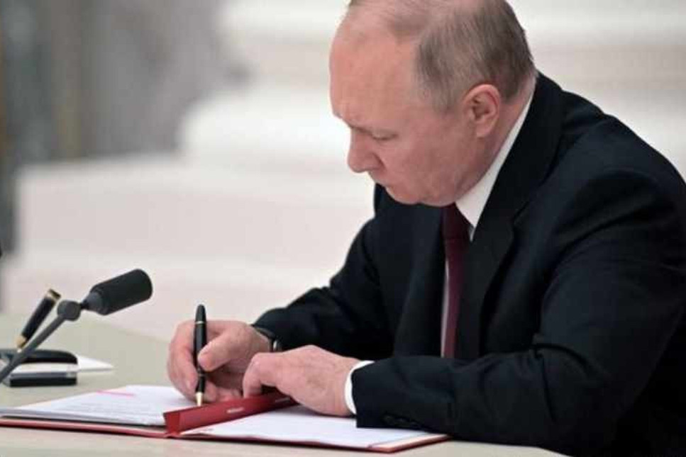 Putin imzaladı: Donetsk ve Luhansk'ı resmen tanıyorum