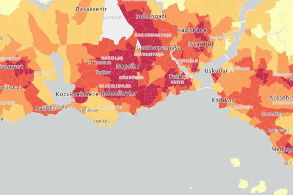 Risk nerelerde yüksek? İstanbul'un koronavirüs kırılganlık haritası ortaya çıktı
