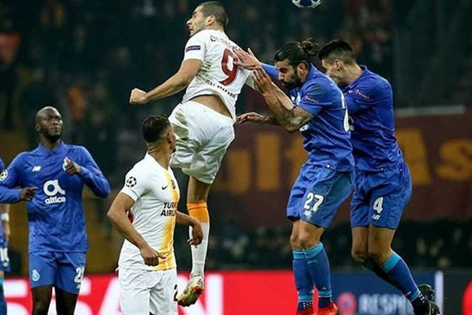 Şampiyonlar Ligi'nde Porto'ya 3-2 yenilen Galatasaray, UEFA Avrupa Ligi'ne kaldı