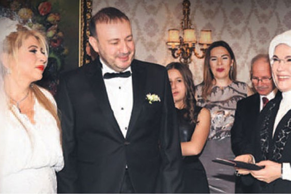 Sarsılmaz'ın patroniçesinin nikah şahidi Emine Erdoğan