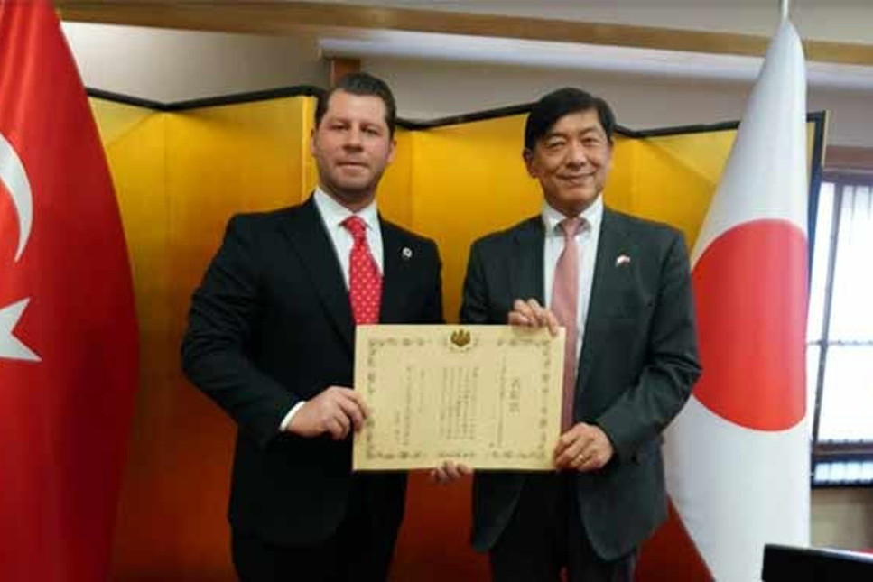 Şerif Tosyalı’ya Japonya’dan Büyükelçilik Özel Ödülü