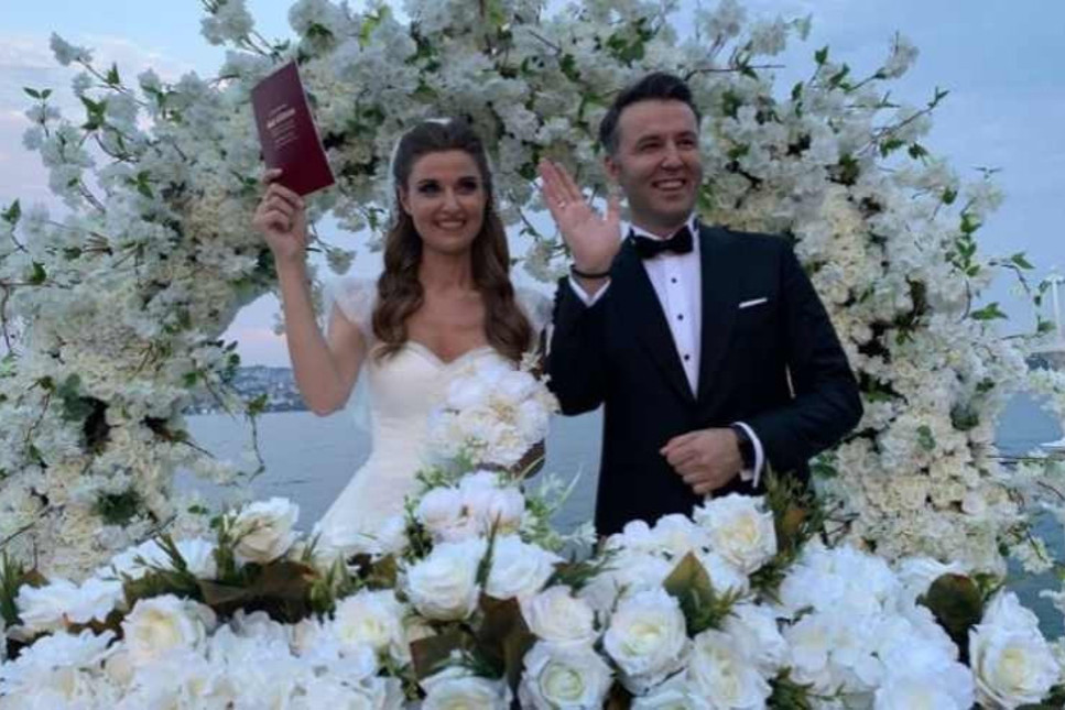 Spiker Pınar Erbaş ve moderatör Mehmet Akif Ersoy evlendi