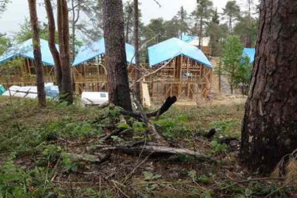 Sürmene'deki orman yangının ardından bölgede yeni yapılar ortaya çıktı
