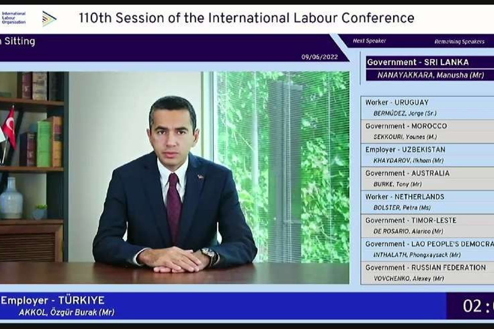 TİSK Başkanı Akkol, 110. Uluslararası Çalışma Konferansı'nda ülkemizi temsil etti