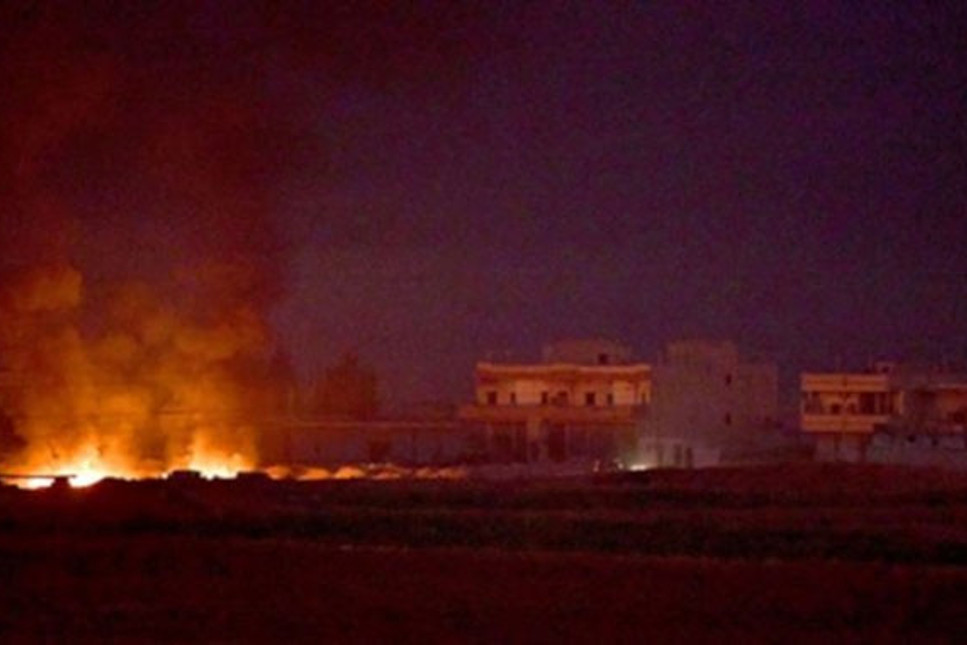Tel Abyad'daki hedefler yoğun ateş altına alındı