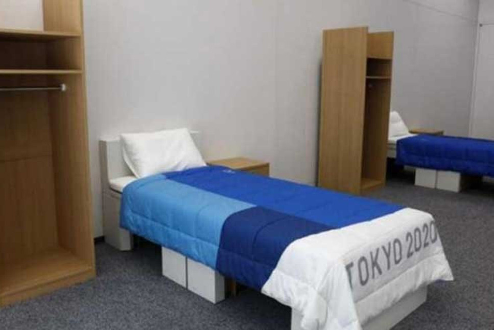 Tokyo Olimpiyatları için özel yapıldı! Seksi önleyen yatak