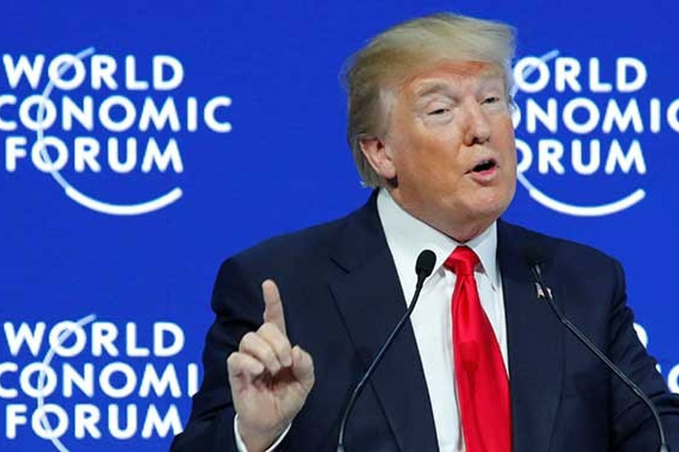 Trump'a Davos şoku! Konuştuğu sırada yuhalandı