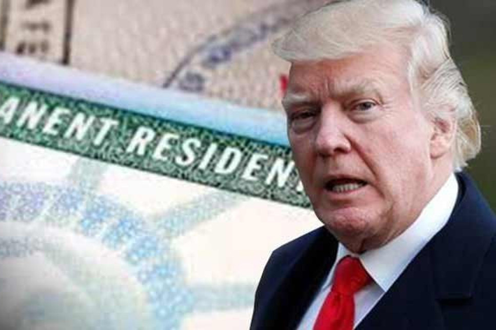 Trump'tan Green Card bekleyenlere kötü haber