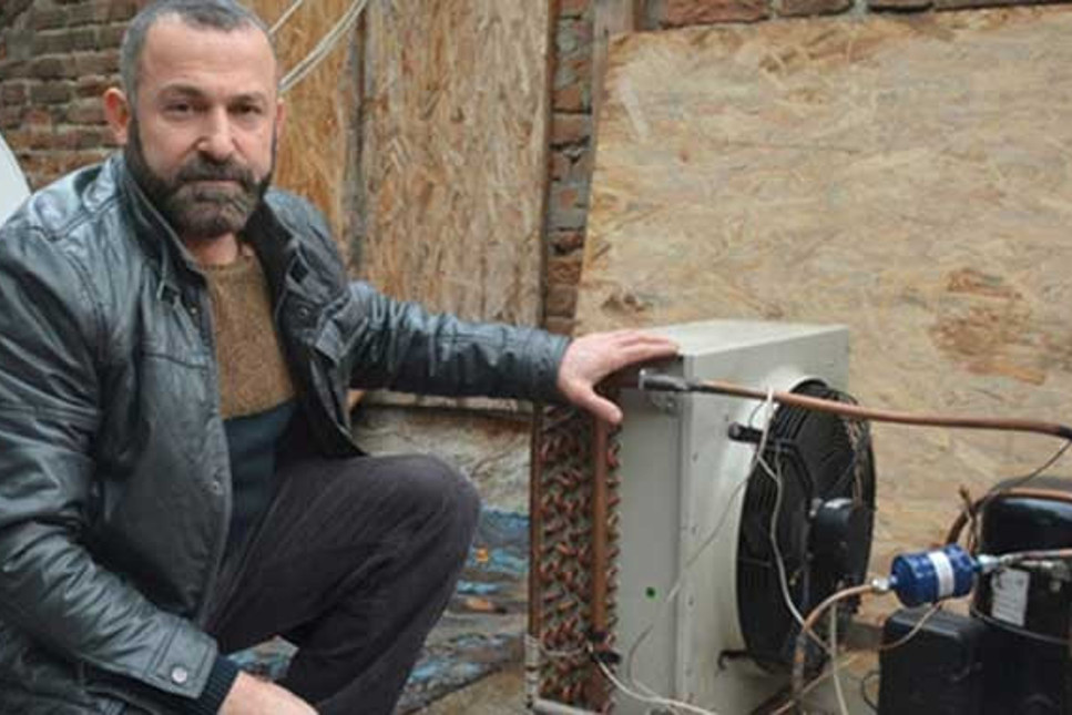 Türk mucit buzdolabı motoruyla evi ısıtıyor!