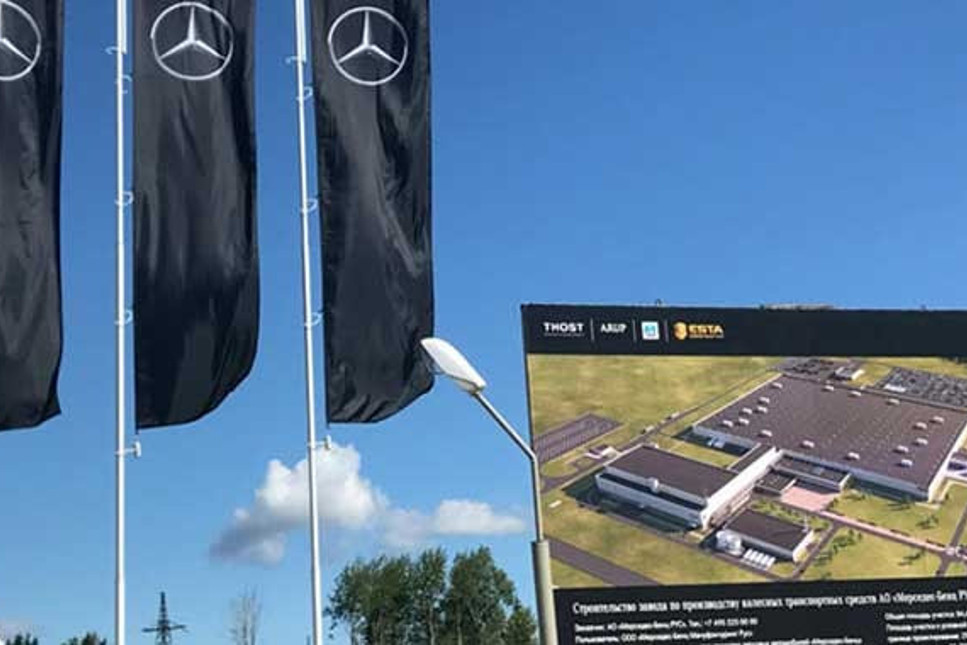 Türk şirketinin inşa ettiği Mercedes fabrikasını Putin açacak