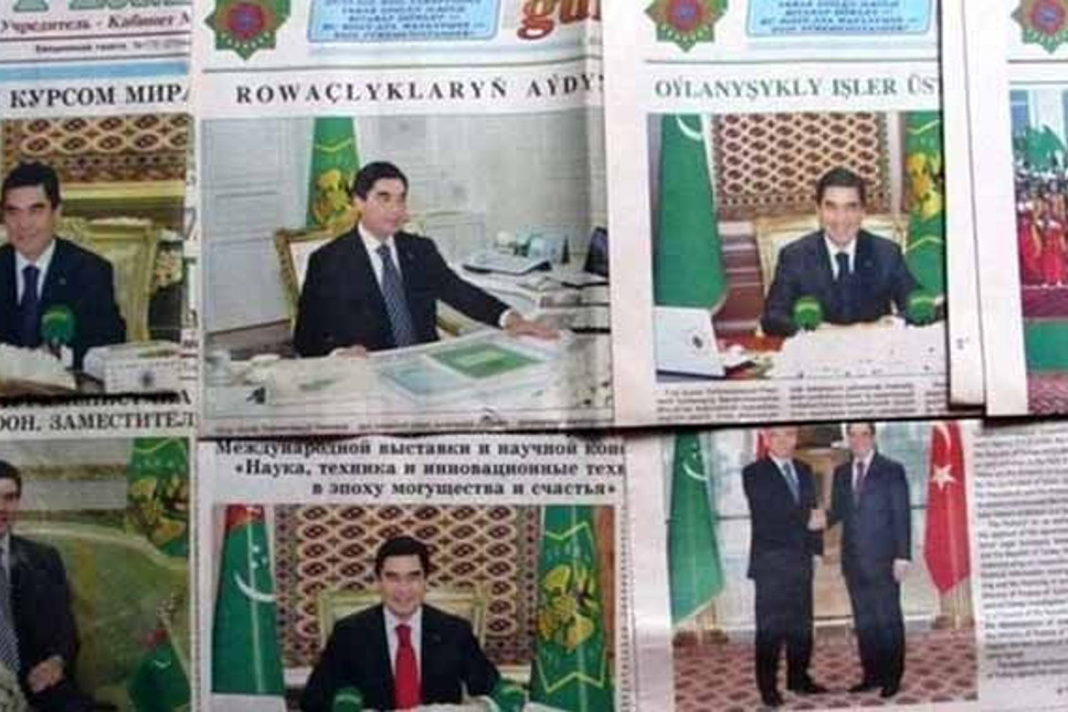 Türkmenistan polisi uyardı: Cumhurbaşkanı fotoğraflı gazeteleri tuvalette kullanmayın