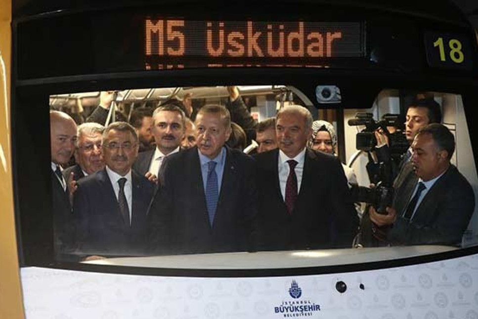 Üsküdar-Çekmeköy-Sancaktepe metro hattı açıldı