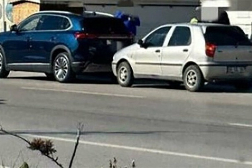 Yerli otomobil TOGG'un ilk kazası Ankara'da oldu...