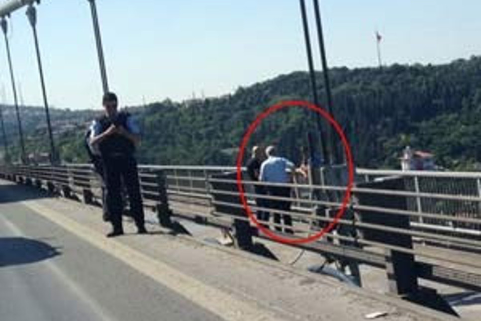 Köprüde intihar girişiminde bulunan albay serbest