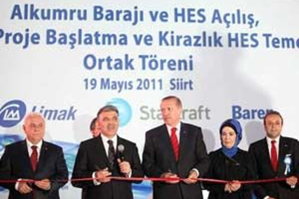 Gül ve Erdoğan Fenerbahçe Barajı'nı açtı