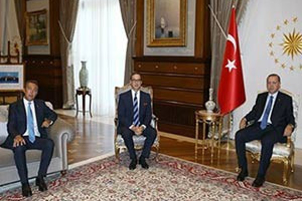 Erdoğan, Ömer ve Ali Koç'u Koç kabul etti