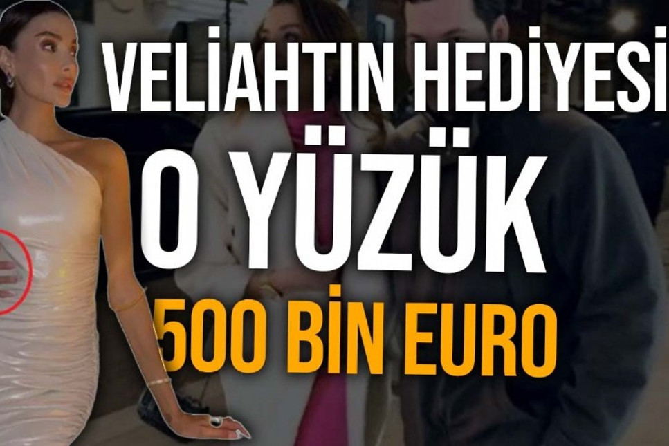 Çolakoğlu Holding'in veliahtlarından birisi olan Faruk Çolakoğlu'nun sevgilisi Özge Ulusoy'a aldığı yüzüğün değeri 500 bin euro çıktı