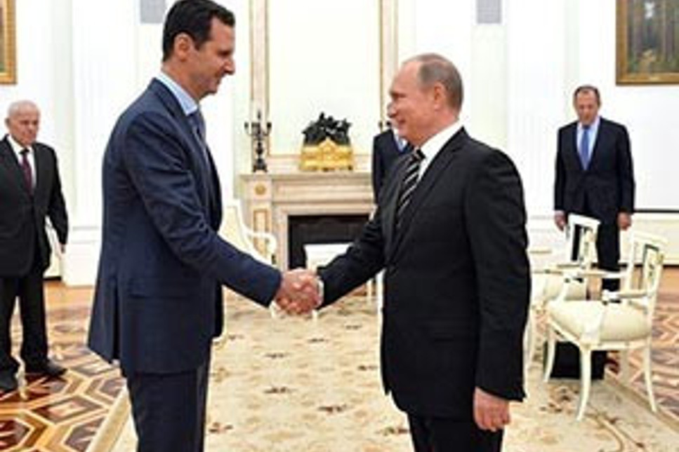 Aranan Esad Moskova'da ortaya çıktı