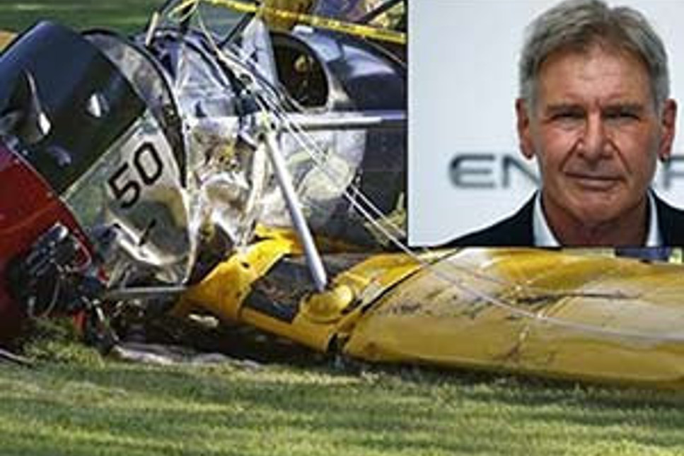 Harrison Ford'un uçağı yere çakıldı
