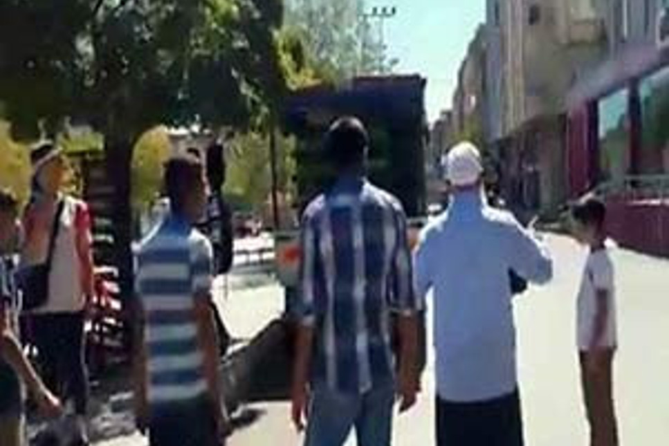 Şok görüntüler: Gaziantep'te turistleri kovaladılar