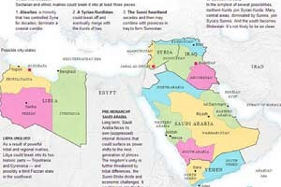 ABD'nin yeni Ortadoğu haritası belli oldu! İşte o harita