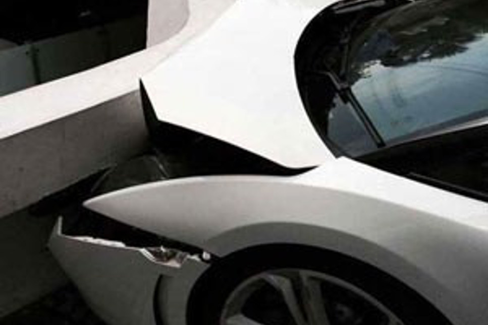 Vale Lamborghini'yi çarptı: 720 Bin TL'lik hurda