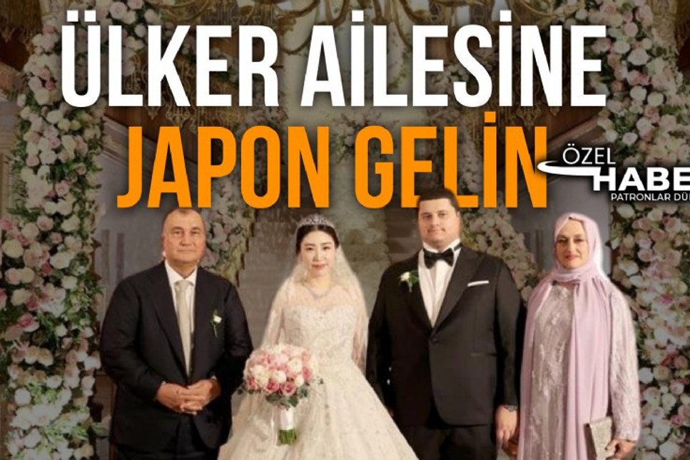 Murat Ülker ve Betül Ülker'in oğlu Fatih Ülker Ayako Takasu ile evlendi