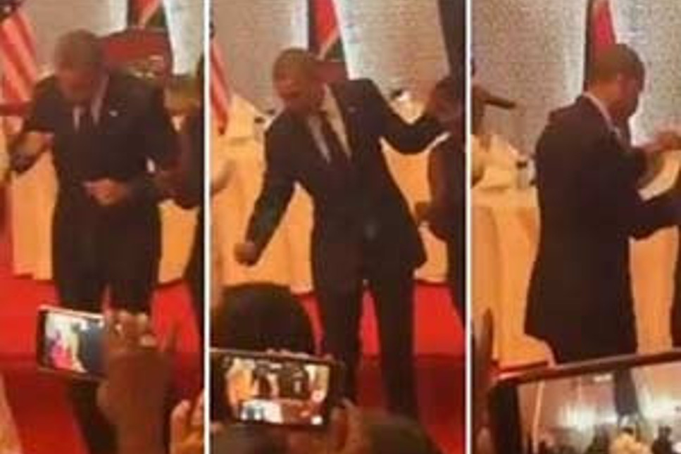 Obama Afrika dansında yerlilerden daha iyi