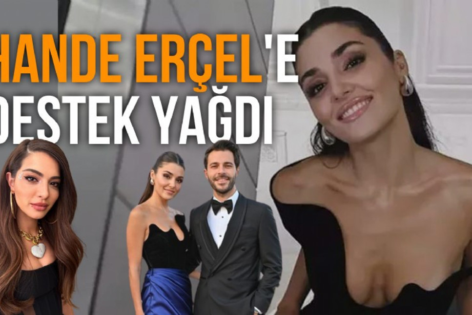 Oyunculuğu sıklıkla eleştirilen Hande Erçel'e Yapımcı Faruk Turgut'tan, Ressam Bedri Baykam'dan ve Oyuncu Melis Aslı Pamuk'tan destek geldi