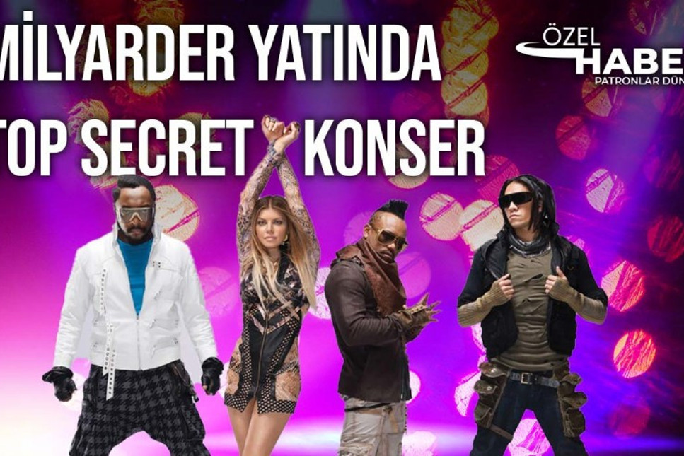 Ünlü hip-hop grubu The Black Eyed Peas, tek gecelik konser için Bodrum'da