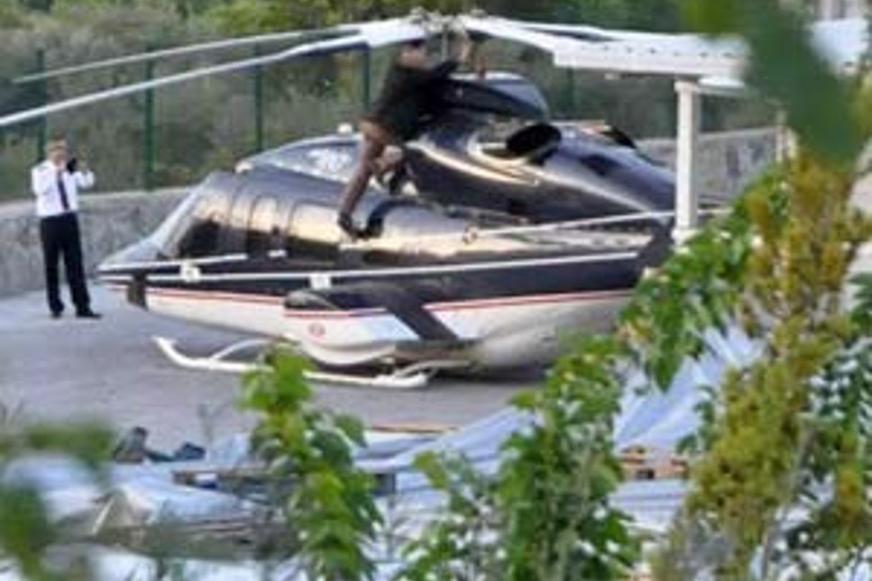 Ahmet Nazif Zorlu'nun helikopteri korkuttu!
