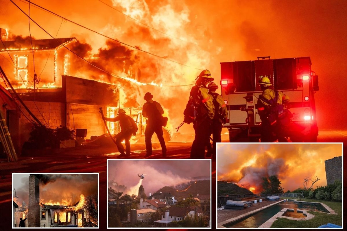 Melekler şehri Los Angeles cehenneme döndü! Ünlülerin milyon dolarlık evleri kül oldu