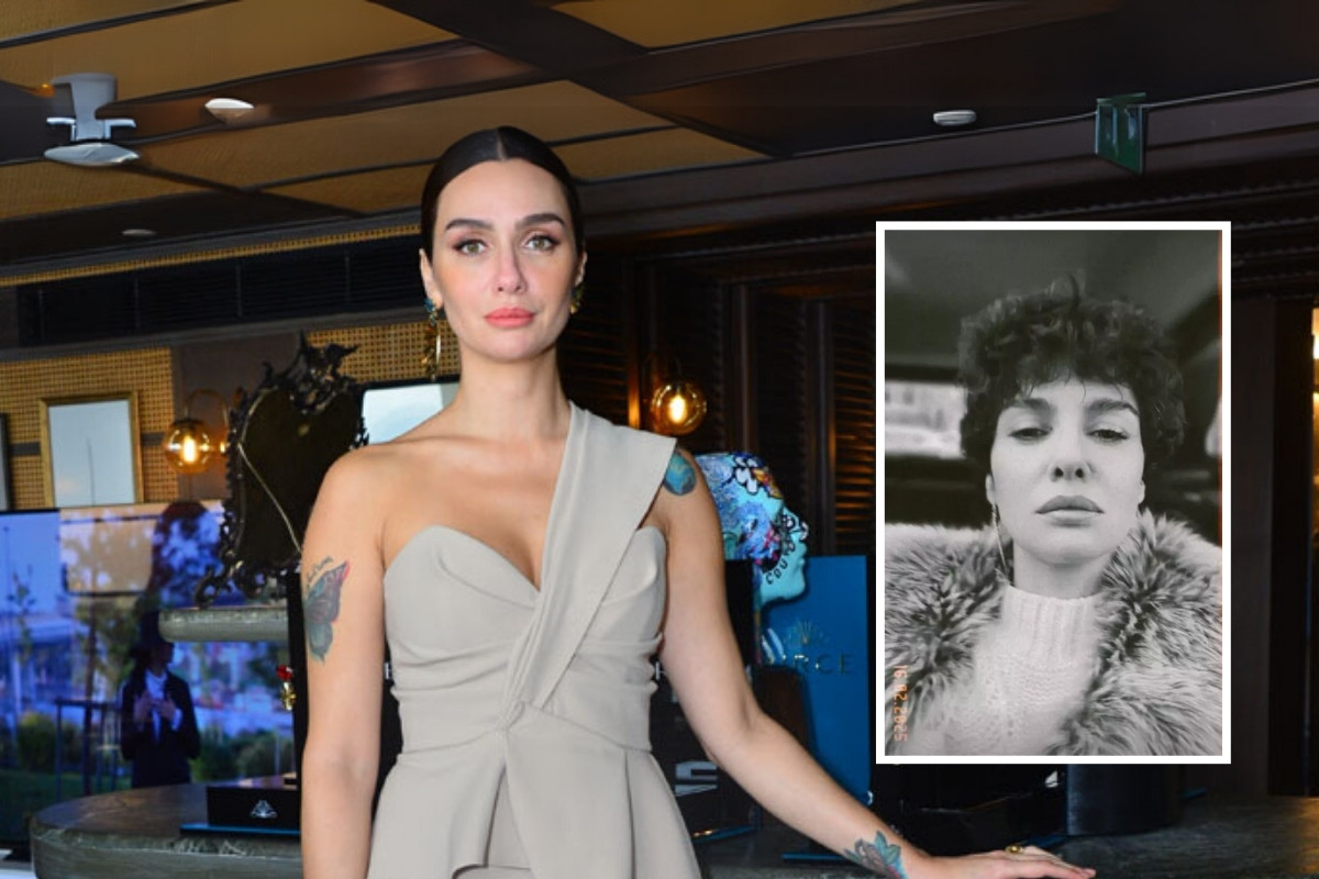 Oyuncu Birce Akalay'ın kısa saçlı imajı beğeni topladı