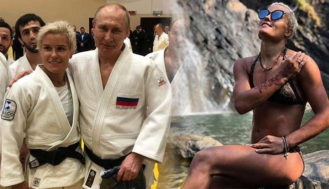 Putin'i nakavt eden kadın! Dünya onu konuşuyor