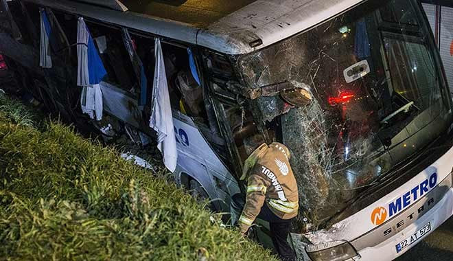 Yine Metro Turizm: Yolcu otobüsü devrildi! Ölü ve yaralılar var